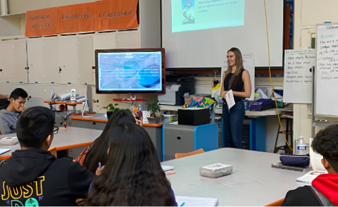 A classroom visit to Sun Valley, California A classroom visit to Sun Valley, California