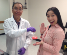 Dr. Marty Ikkanda and Kristina Han